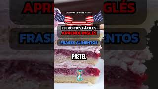 APRENDE PALABRAS EN INGLÉS BEBIDAS Y POSTRES inglésfácil aprendeinglés inglesonline [upl. by Katrinka]