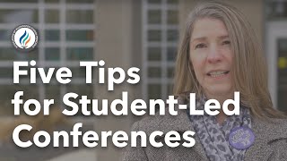 Erika Burdens Five Tips for StudentLed Conferences [upl. by Hayimas]