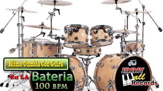 1 Hora de Ritmo Cumbia en la Bateria Congas y Guira 100 bpm 3  Jimmy Alvarez [upl. by Ashlin586]