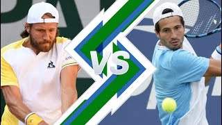 Lucas Pouille vs Titouan Droguet  RENNES 2023 [upl. by Dlareg302]