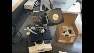 How to setup amp use a microscope digital camera [upl. by Eemiaj]