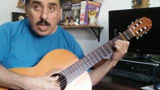 Tutoriales de Requinto quotSombrasquotAcompañamiento completo  al estilo de Julio Jaramillo [upl. by Emoraj]