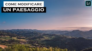 Come MODIFICARE una FOTO con LIGHTROOM  Landscape [upl. by Barbarese]