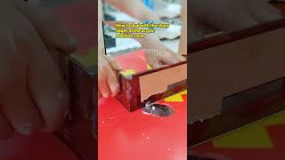 How to deal with the sharp edges of the acrylic machine cover acrylicproduct [upl. by Tnecniv]