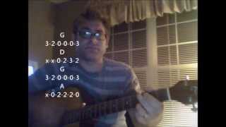 How to play Runaround Sue by Dion amp The Belmonts on acoustic guitar [upl. by Maegan145]