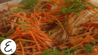 Vegetarian Udon Noodle StirFry  Emeril Lagasse [upl. by Guthry]