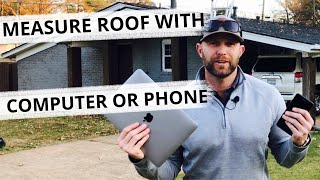 How to Measure a Roof  Using ONLY Laptop or Smartphone [upl. by Iroc]