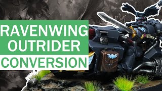 How To Convert Ravenwing Primaris Outriders  Warhammer 40k Conversion [upl. by Florance258]