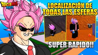 🔥ESTAS SON TODAS LAS UBICACIONES DE LAS ESFERAS DEL DRAGON en DRAGON BALL RAGE🐲🔥ROBLOX [upl. by Aierdna]