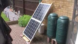 Solar panel 12v 80 watt info watt meter settings for UK setup [upl. by Ynnor]