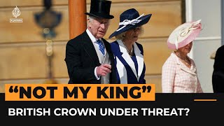 “Not my king” Support grows for abolishing British monarchy  Al Jazeera Newsfeed [upl. by Stein]