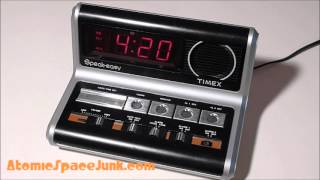 Timex SpeakEasy Retro Talking Clock [upl. by Iramohs]