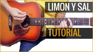 Como tocar Limon y sal  Julieta Venegas en guitarra  Tutorial [upl. by Pinter249]