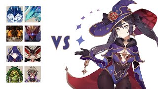 Main dps Mona Vs All Weekly Bosses In 4k 60fps [upl. by Karb]