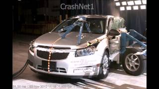 Chevrolet Cruze  2011  Side Crash Test  High Speed Camera  NHTSA Full Length Test [upl. by Aihsined]