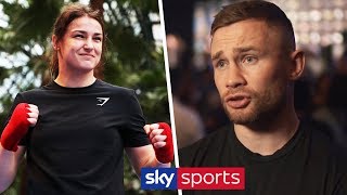 ‘IF I STOOD OFF HER I WOULD’VE BEEN OUTBOXED’  Carl Frampton on sparring Katie Taylor [upl. by Romina591]