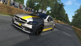 Goodwood Hill Climb April  MercedesBenz C63s Coupe  Assetto Corsa [upl. by Lladnarc232]