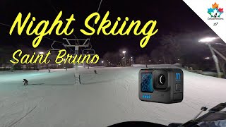 GOPRO SKI SAINT BRUNO FEV2024 canada4seasons canada ski winter gopro quebec montreal snow [upl. by Norvil]