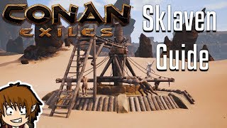 CONAN EXILES Sklaven GUIDE Alles zu SklavenLeibeigeneThralls Anfänger Tipps Deutsch  2017 [upl. by Ennahtur]