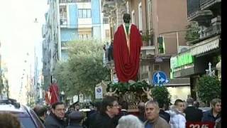 TG 020410 Bari la processione dei misteri del Venerdì Santo [upl. by Rusticus]