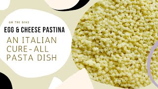 How to make Pastina with Egg Video Tutorial [upl. by Korrie]