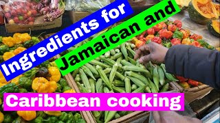 Jamaican Cooking Ingredients Jamaican Market In Jamaica [upl. by Ami]