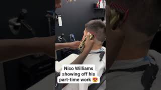 Nico Williams showing off his parttime work 😍 viralreels football viral NicoWilliams Nico [upl. by Aleyam62]