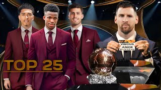 Top 25 Ballon dOr 2024 ► Power Rankings Update ● HD [upl. by Caleb]