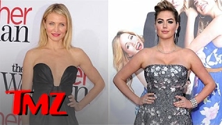 Kate Upton Hits The Red Carpet But Somethings Missing  TMZ [upl. by Olenka]