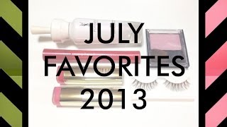 7月お気に入りコスメ  July Favorites 2013 [upl. by Eniamart]