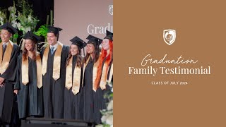 Glion Graduation Family Testimonial Class of July 2024 [upl. by Memberg328]