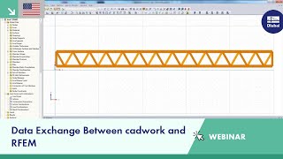 Webinar Data Exchange Between cadwork and RFEM [upl. by Antonetta812]