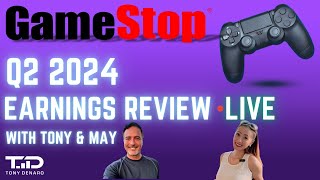 GME Q2 2024 Earnings Review LIVE  What Next For Gamestop Amidst Falling Sales [upl. by Dabbs321]