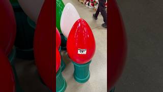 GIANT CHRISTMAS LIGHTS christmas christmasdecor homedepot holidaywithyoutube [upl. by Oidale]