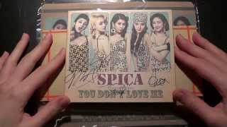 Unboxing Spica 스피카 4th Digital Single Promo Album You Dont Love Me Signed [upl. by Anurag]