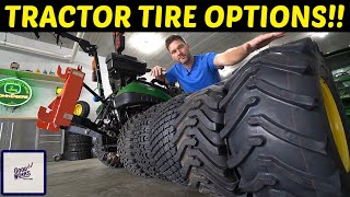 THE ULTIMATE TRACTOR TIRE GUIDE TREAD PATTERN OPTIONS 👨‍🌾🚜 [upl. by Giannini]