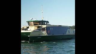 New Aussiebuilt ferry arrives at Sydney Opera House [upl. by Attennaej256]