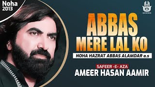 Ameer Hasan Aamir  Abbas Mere Lal Ko  Noha 2013 [upl. by Lidstone]