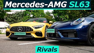 New 2023 MercedesAMG SL 63 vs Porsche 911 quotUseless Needsquot [upl. by Beaufort]