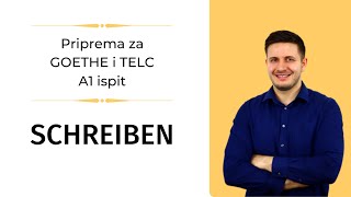 Kako napisati EMail na njemačkom Pismeni dio  Goethe  TELC A1 certifikat [upl. by Ruella]