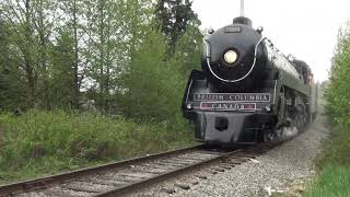 BC 2860 on SRY at 142nd Street May 2nd 2009 royalhudson sry steamtrain 2860 [upl. by Vizzone]