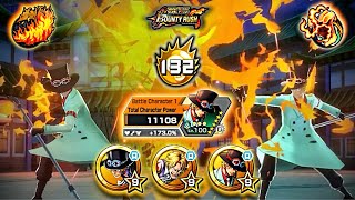 Stampede Sabo with Triple Sabo Medal Set Showcase  One Piece Bounty Rush [upl. by Kusin]