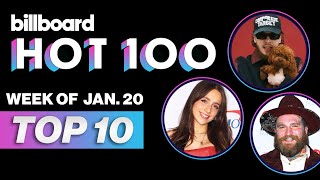 Hot 100 Chart Reveal Jan 20th  Billboard News [upl. by Ahsienod951]