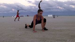 Groiners  Dynamic Warmup  Exercise Demo  Maria Sollon Fitness  Groovy Sweat Productions [upl. by Ydnik15]