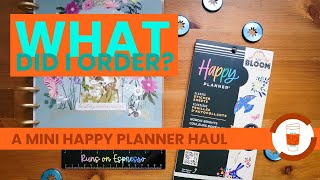 A Mini Happy Planner Haul [upl. by Laicram444]