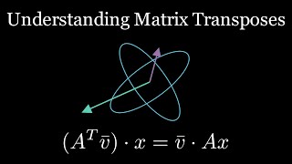 The Matrix Transpose Visual Intuition [upl. by Ahteral615]