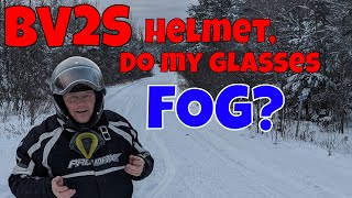 How good is wearing glasses with a Ski Doo BV2S helmet [upl. by Esinaej]