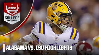 Alabama Crimson Tide vs LSU Tigers  Full Game Highlights [upl. by Anelrac]