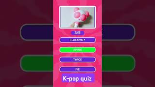 Guess the Kpop group by lightstick kpop quiz [upl. by Enidanreb]