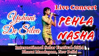 Yohani  Srilankan Singer  Live Concert in ISF 2024  Song  Pehla Nasha [upl. by Alrahc]